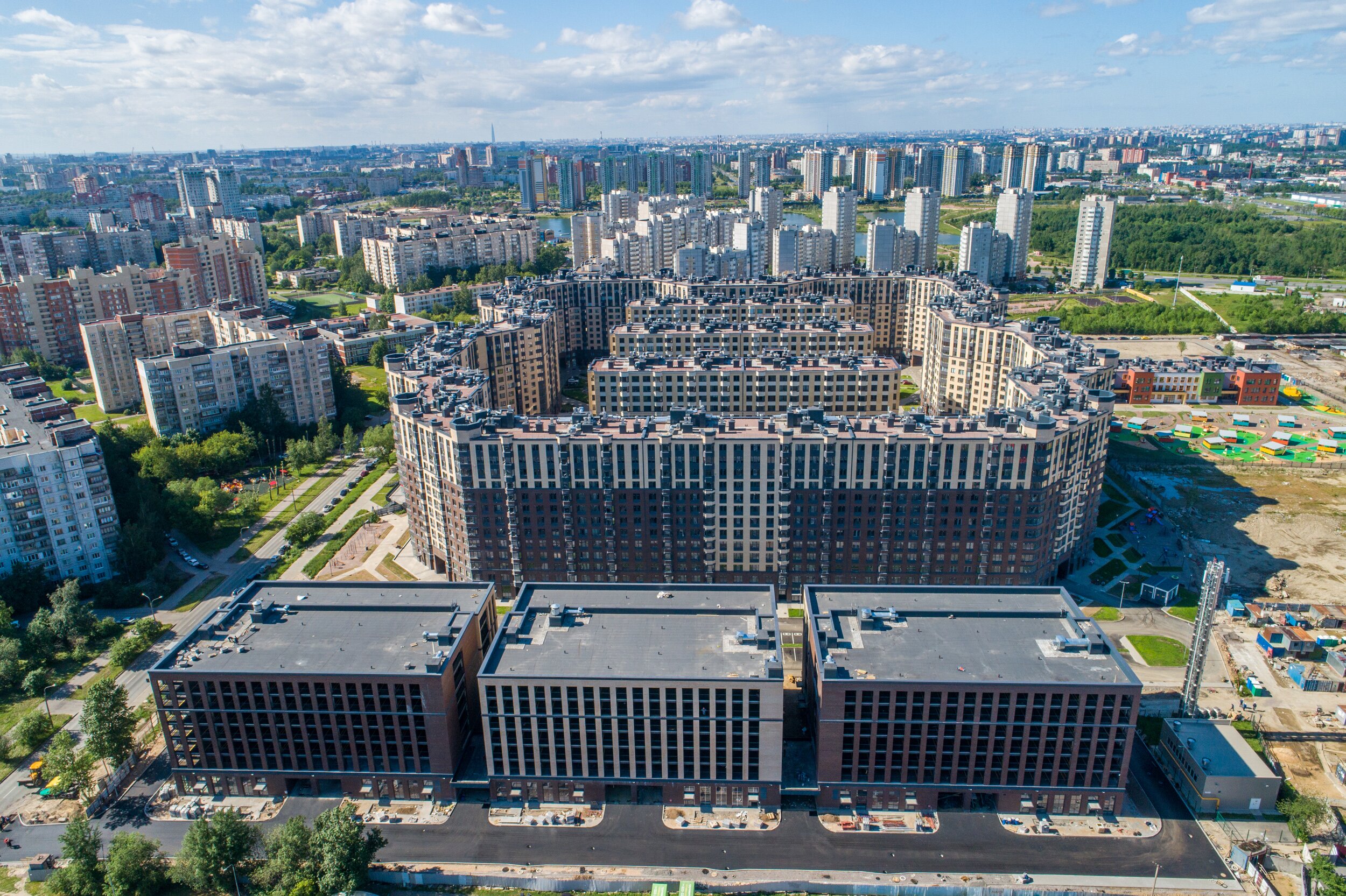 Заключительный пятый этап жилого комплекса «Новое Купчино» введен в  эксплуатацию - Новости 2022